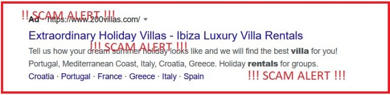 Read more about the article 200villas.com is a fake website