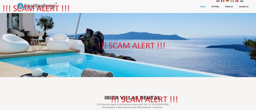 ibiza-villasrental.com is a scam!!!