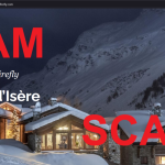 Fraudulent website: chaletfirefly.com SCAM SCAM SCAM