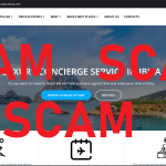Fraudulent website: luxtouribiza.com SCAM SCAM