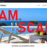 Fraudulent website: ibiza-villasholiday.com SCAM SCAM