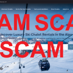 Fraudulent website: chaletsluxury.com SCAM SCAM